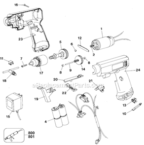 Part Location Diagram of 148344-00 DeWALT Lever,Rev.